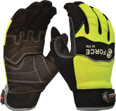 Maxisafe G-Force Hi-Vis Mechanics Glove, Full Finger (1 Pair)